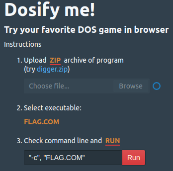 DOSify Input